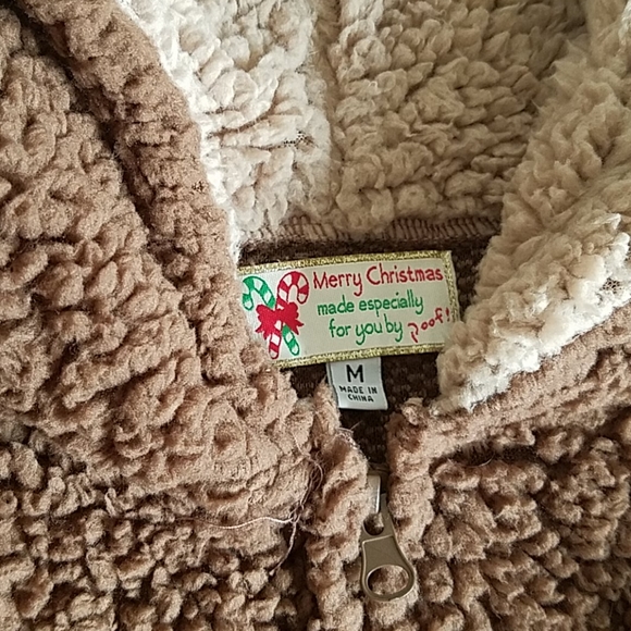 Reindeer Christmas Zip Up - Picture 4 of 4